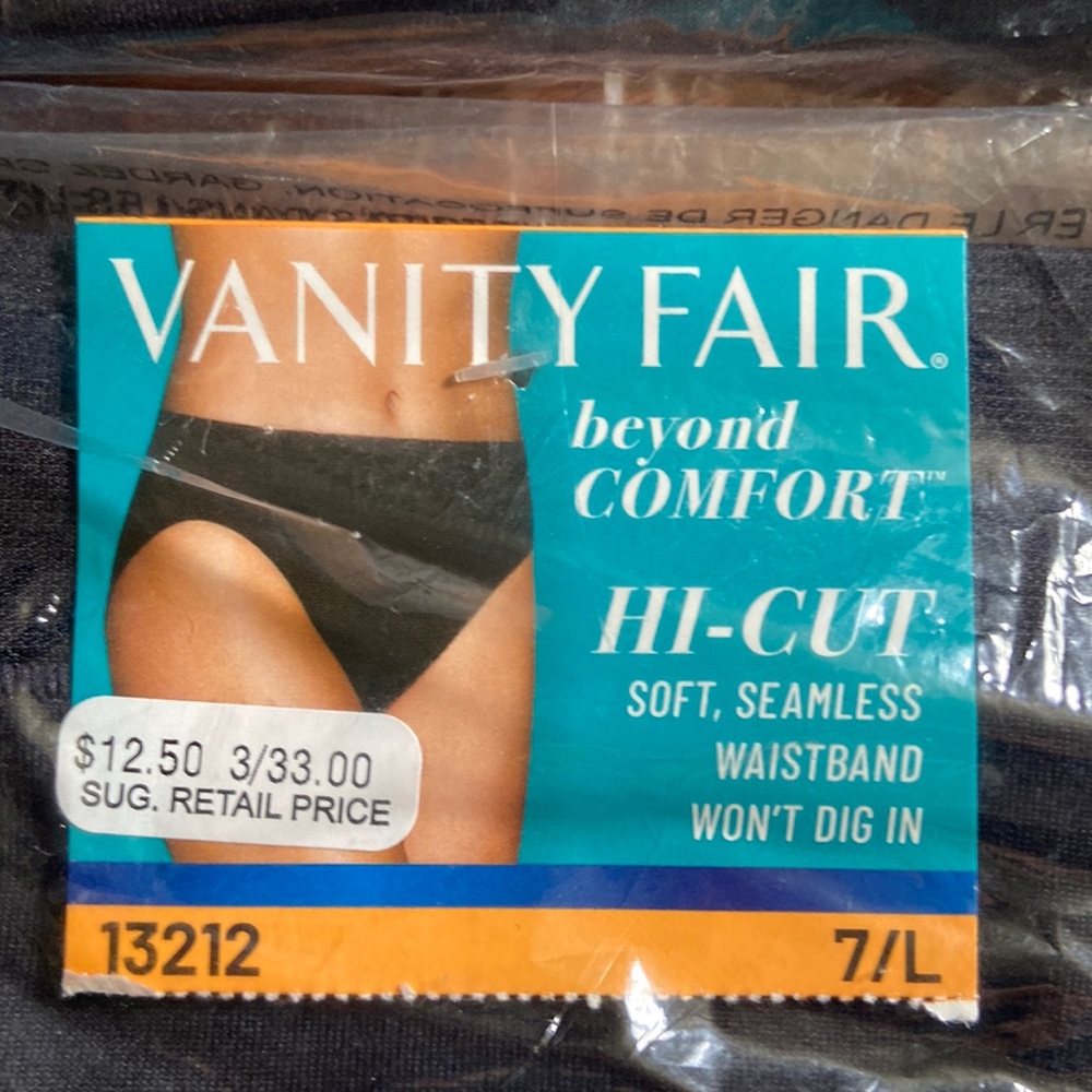 5 pair Vanity Fair beyond comfort hi-cut NWT SZ 7/L
